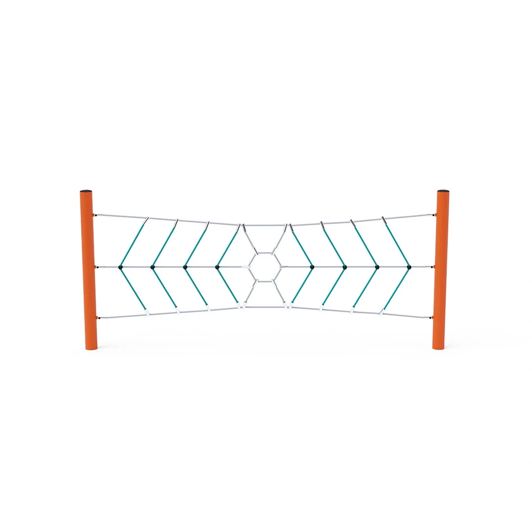Apbana Roknäs – spindelnät, orange + turkos