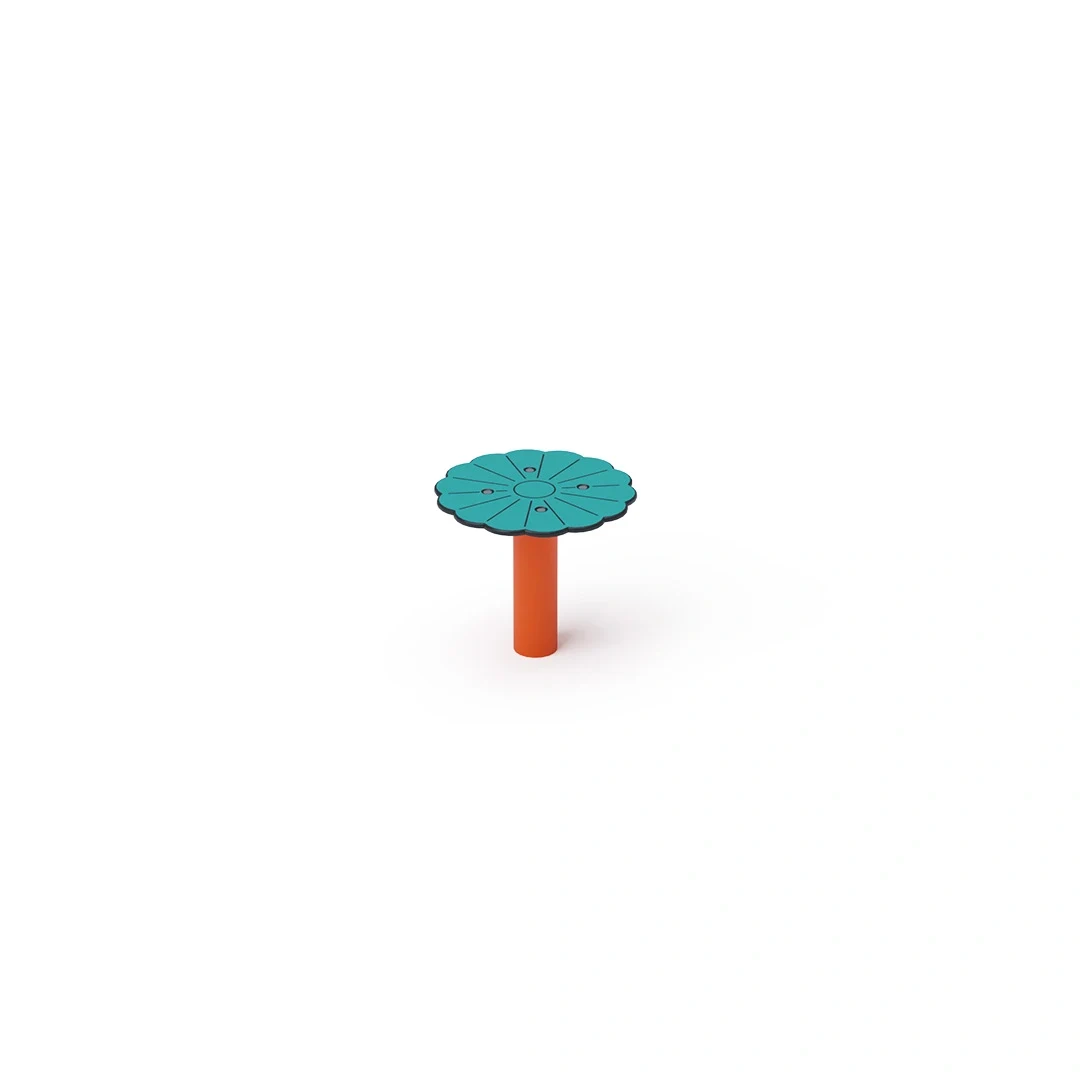 Balanssteg Rolfstorp – löv, orange + turkos