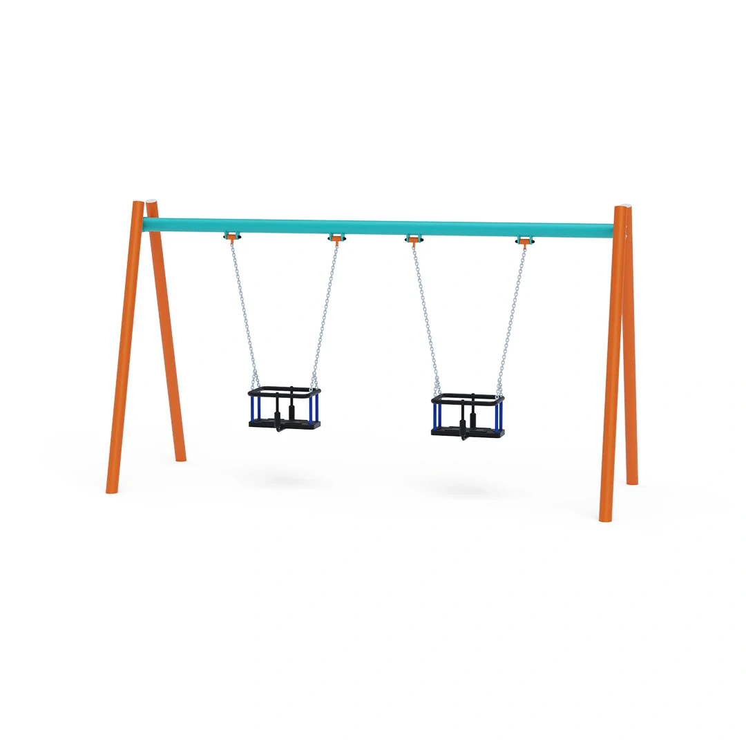 Dubbelgunga Runemo – babysits 1,0 m, orange + turkos