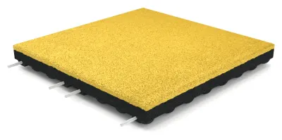 EPDM/SBR-fallskyddsplatta, färgexempel RAL 1012