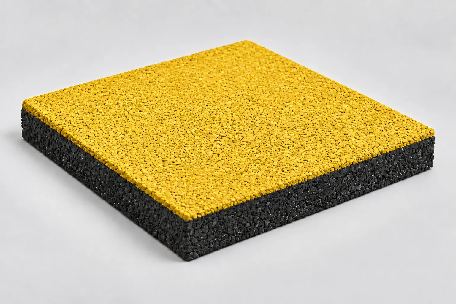 EPDM/SBR-fallskyddsplatta, färgexempel RAL 1012