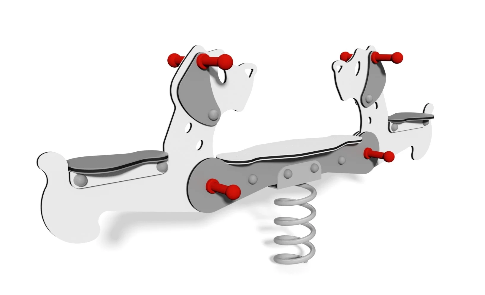 Fjädergunga Kallax – hund, tandem