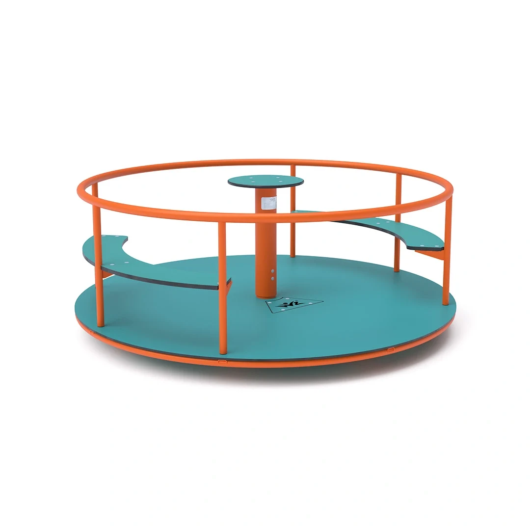 Karusell Rappestad – med sits 2,0 m, orange + turkos