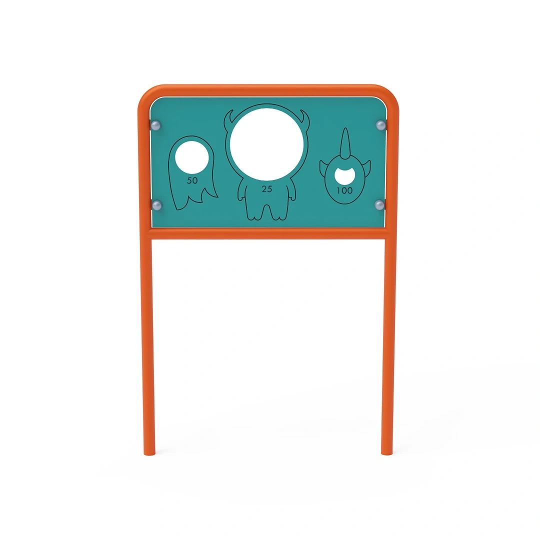 Kastpanel Smedstorp, orange + turkos