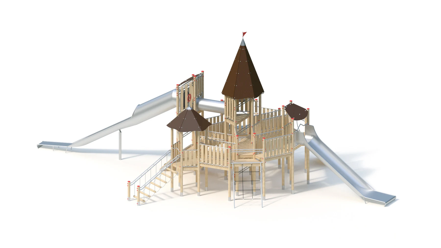 Lekborg Buerås – 18,30 × 11,00 m, robiniastolpar