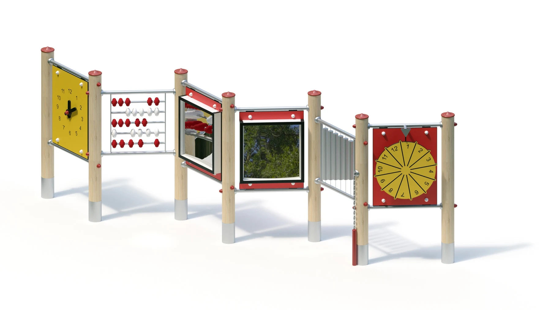 Lekpanel Degernäs – robiniastolpar