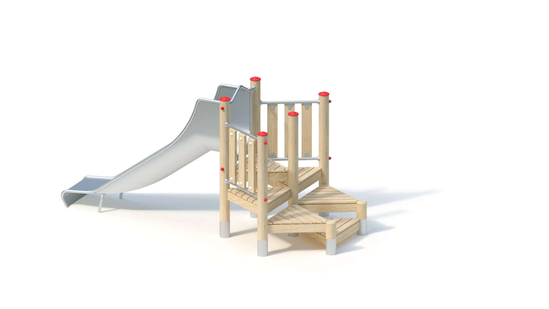 Lekplattformar Bengtsheden – 3,65 × 1,75 m, robiniastolpar