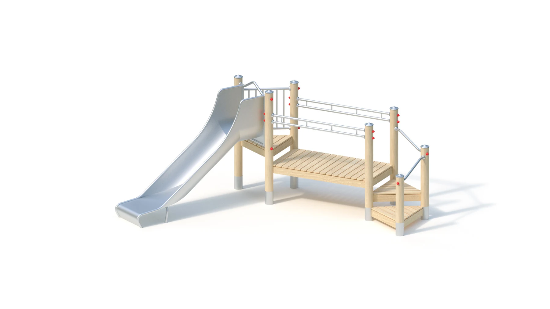 Lekplattformar Bengtsheden – 4,05 × 2,70 m, robiniastolpar