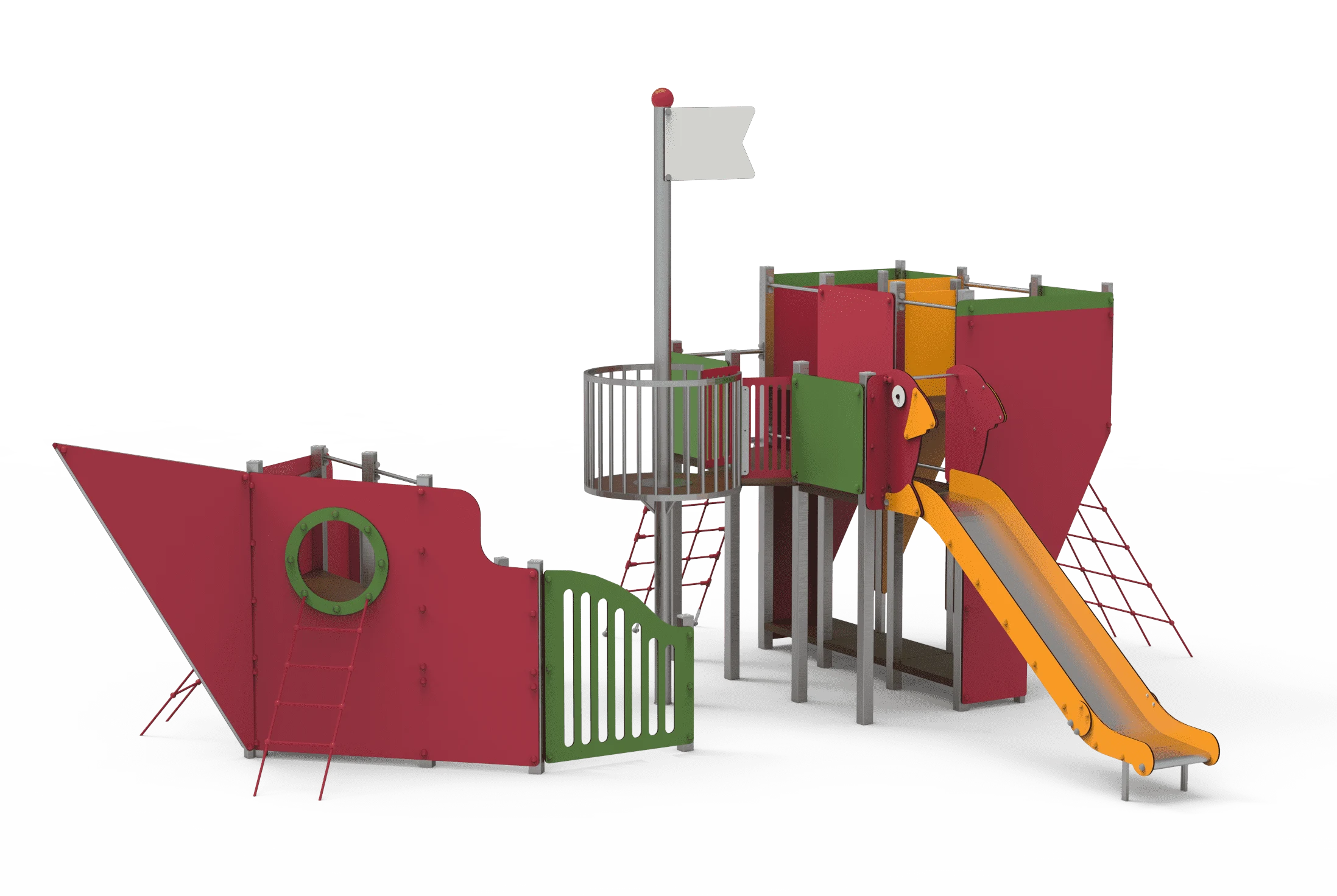 Lekskepp Hampetorp – metall