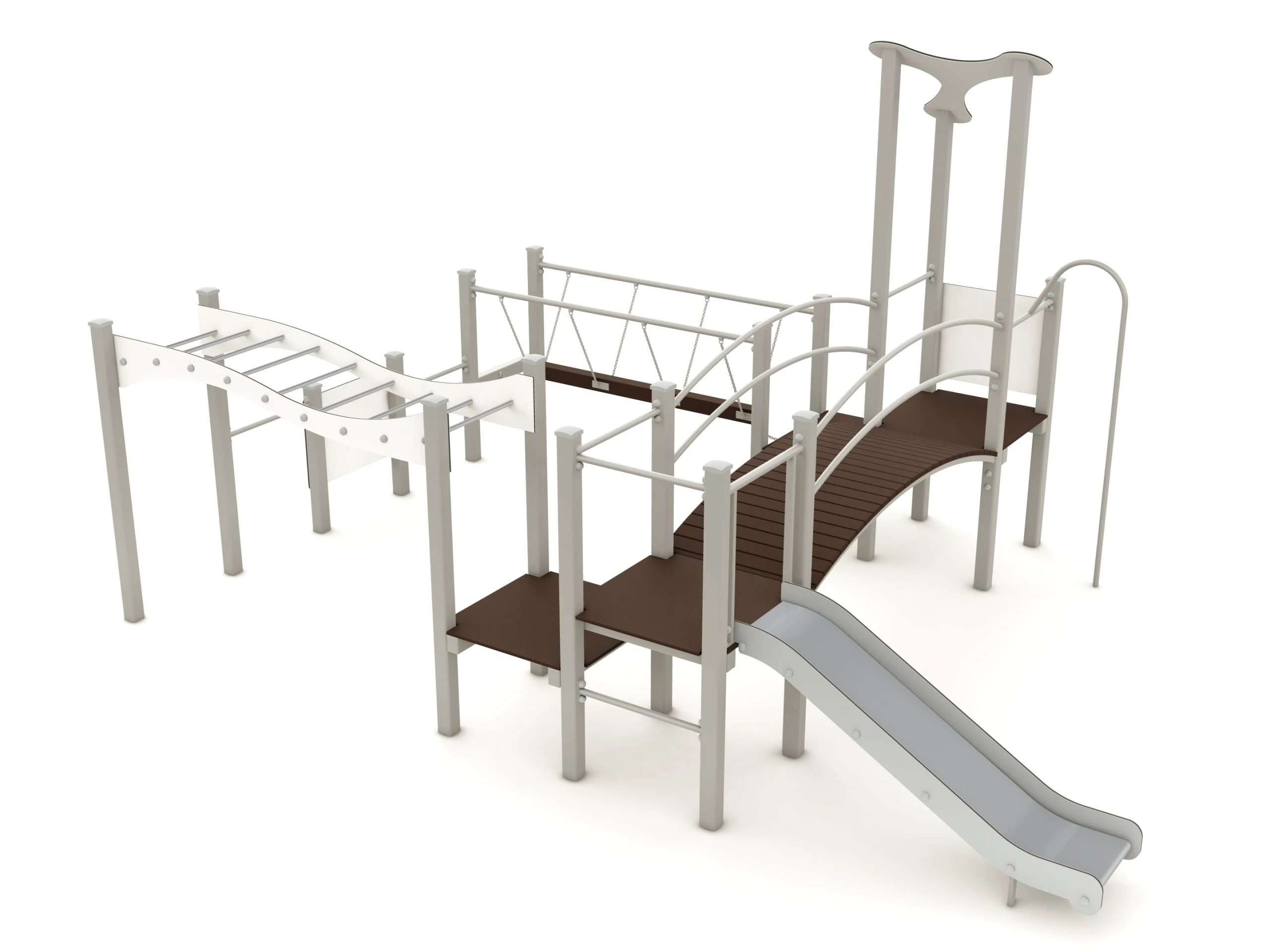 Lekställning Bergshamra – metall, basutförande