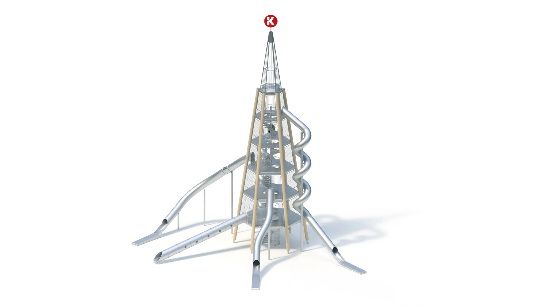 Lektornsanläggning Ammenäs – höjd 26,62 m, 24,00 × 21,00 m, lärkstolpar