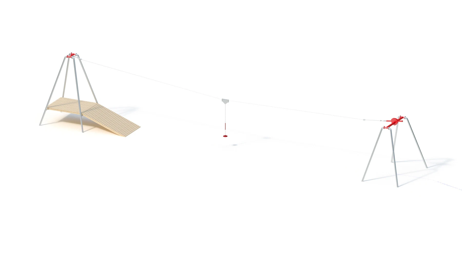 Linbana Axvall – 20 m med startramp