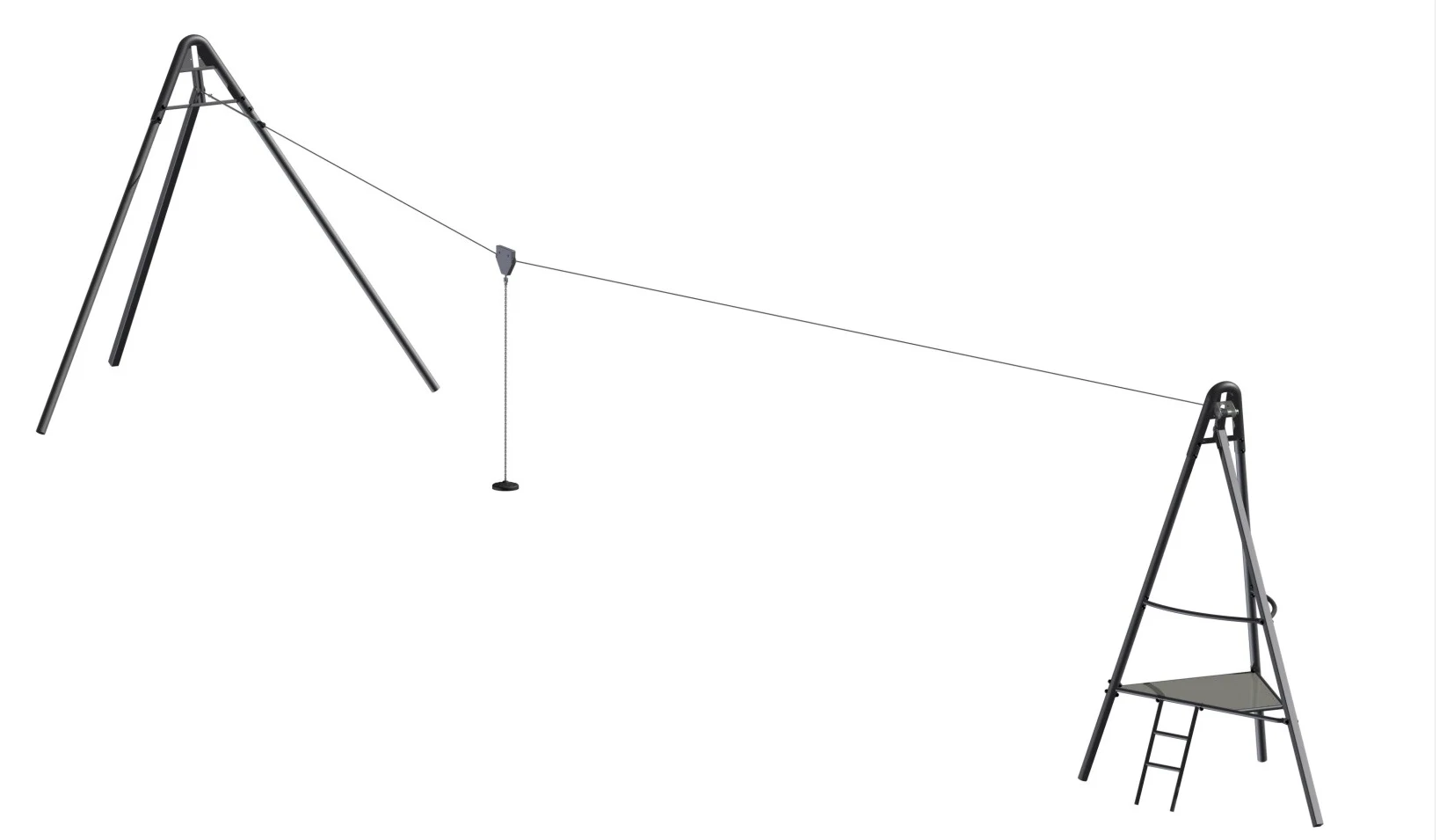 Linbana Kosta – 25 m med startplattform