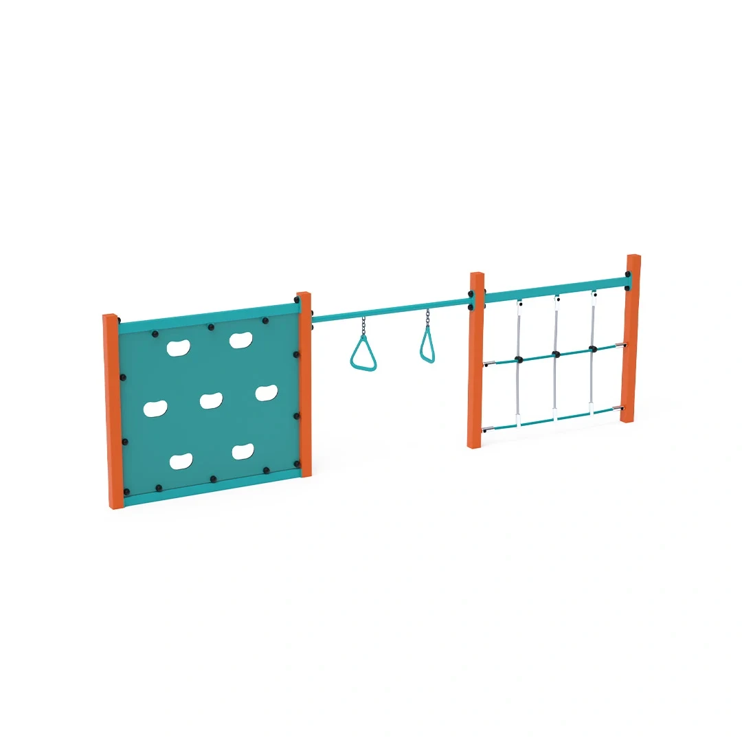 Minigym Sunnemo – 3,4 × 0,08 m, orange + turkos