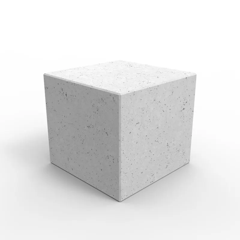 Betongbänk Jönköping, sittkub helt i betong