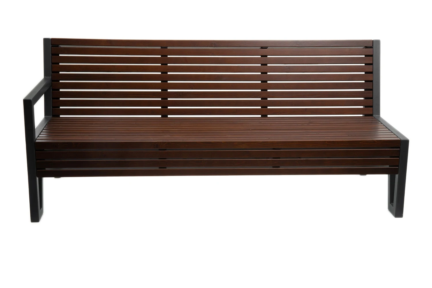 Parkbänk Ljunghem med ryggstöd – 180 cm
