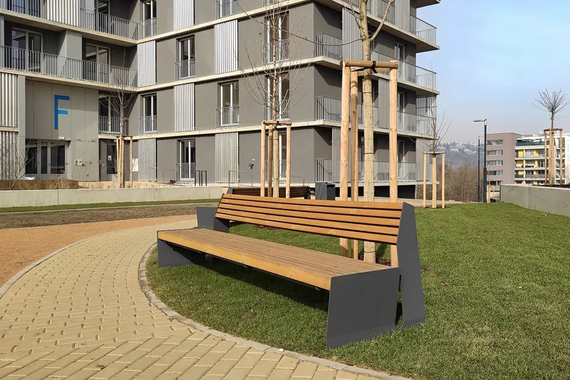 Parkbänk Porsön