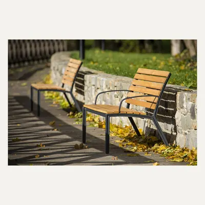 Parkbänk Vuollerim