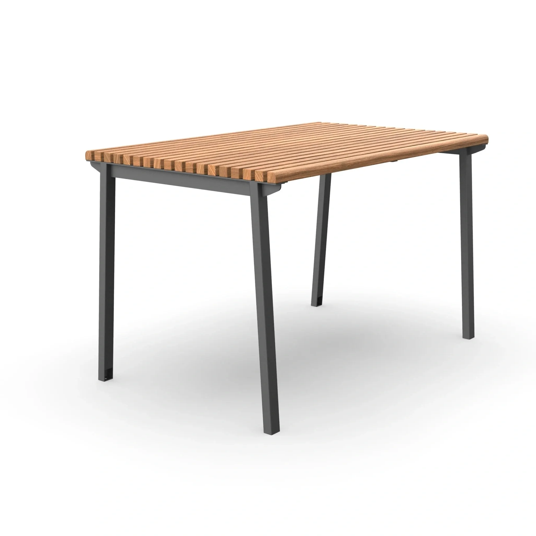 Parkbord Brantevik, 120 cm, ribbprofil 30 × 30 mm