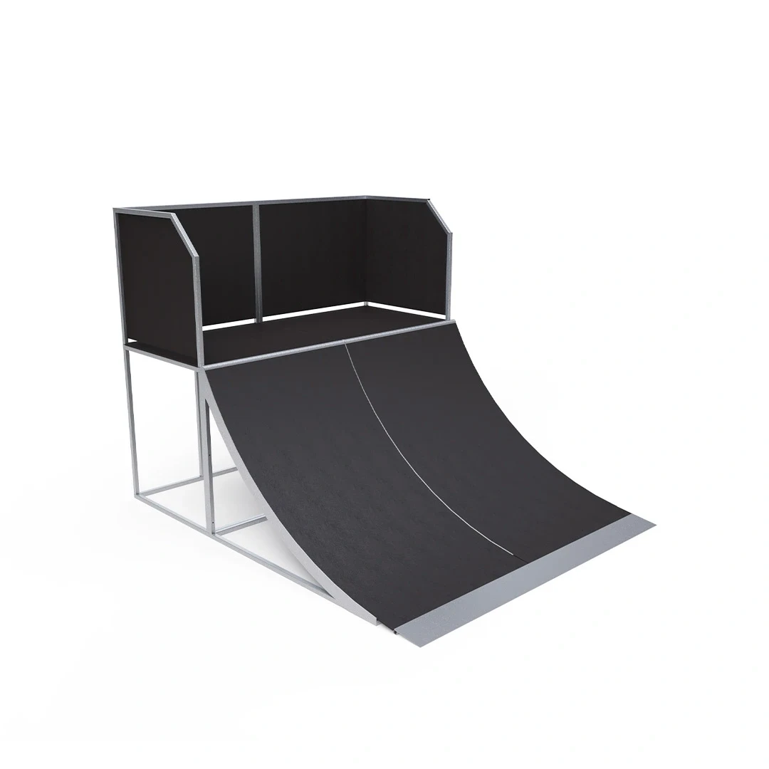 Quarterpipe Tvärskog – 3 × 3,7 m