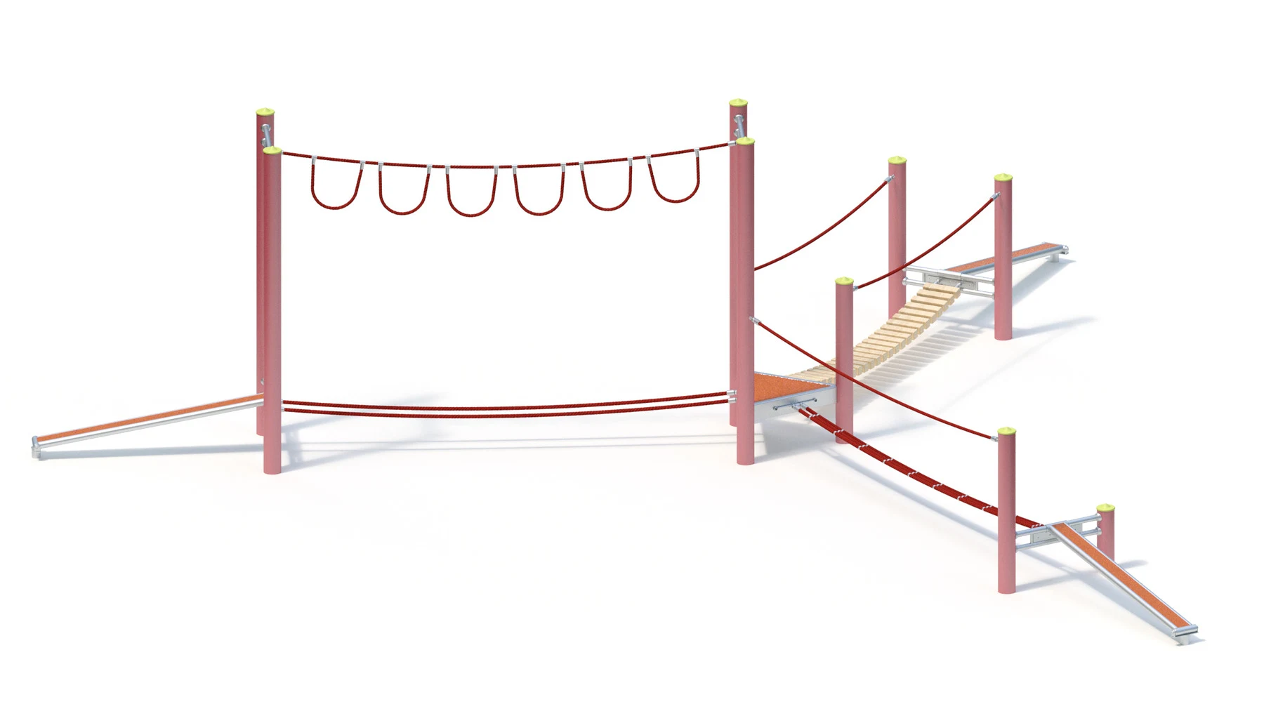 Repklätteranläggning Eggby – rostfria stålstolpar, 8,80 × 6,85 m