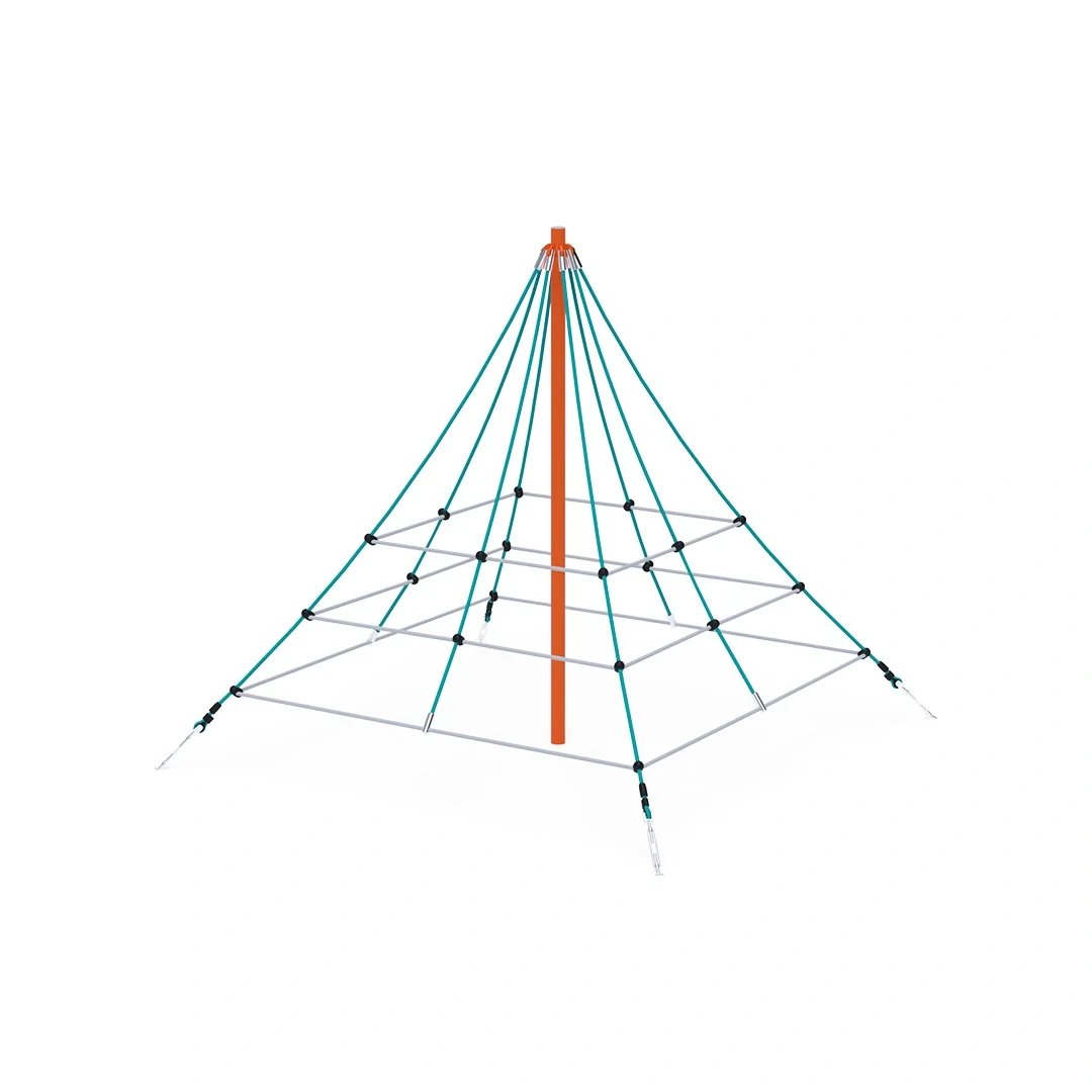 Reppyramid Risögrund – 1 m, orange + turkos