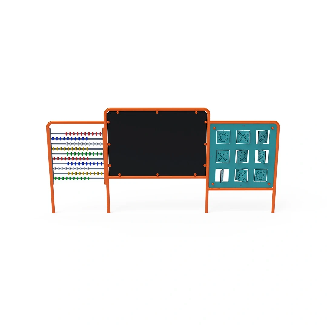 Ritpanel Spjutsbygd – 3,8 × 0,05 m, orange + turkos