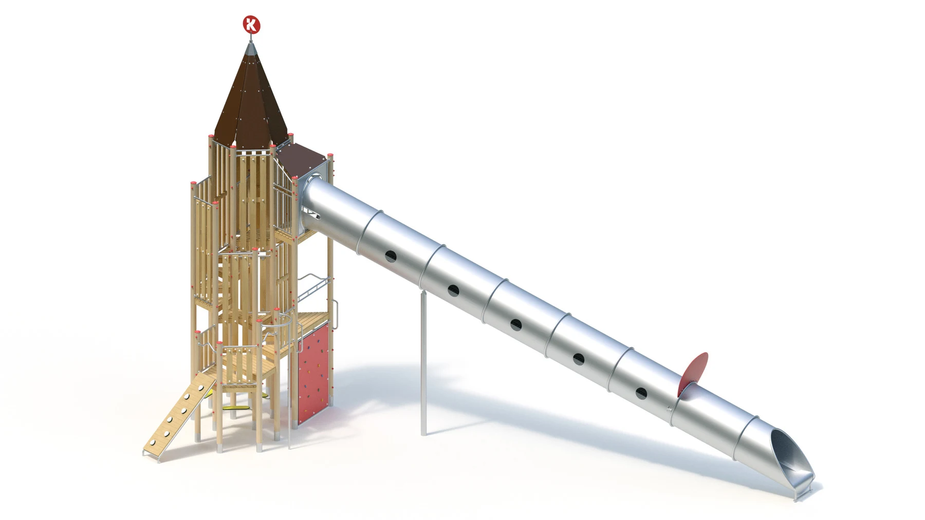 Tornlekställning Askeby – 13,23 × 4,83 m, robiniastolpar