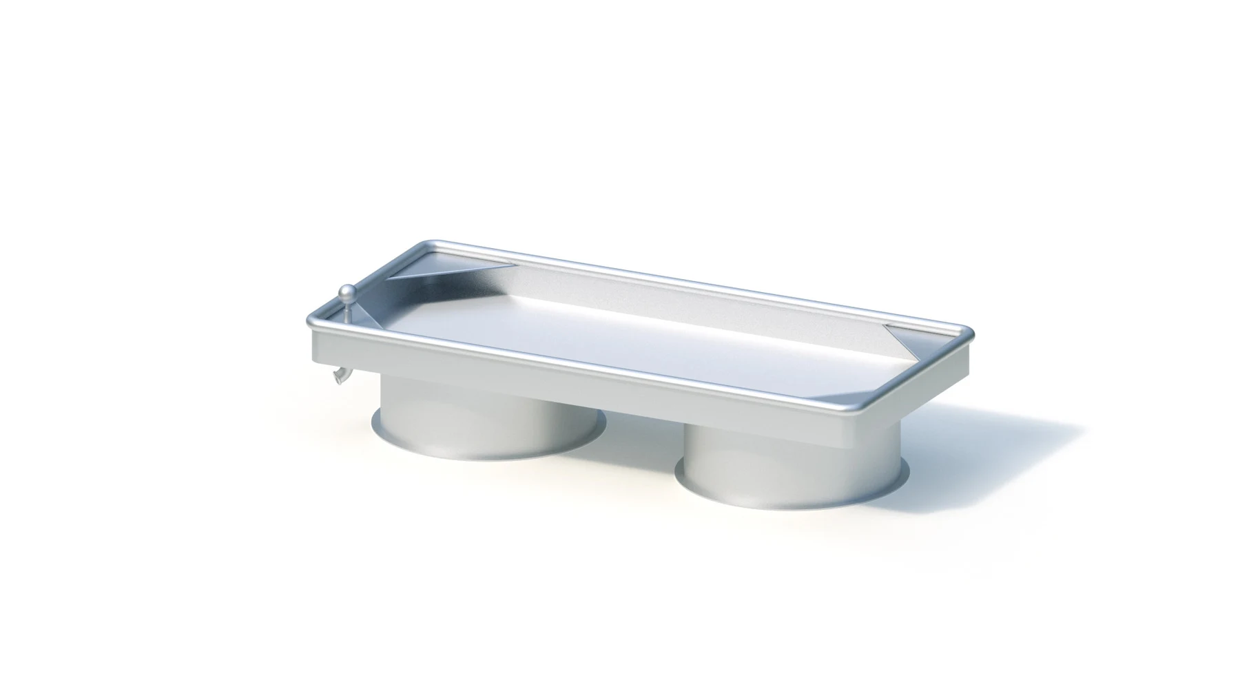 Vattenlekbord Björköby – höjd 0,48 m, 1,84 × 0,84 m