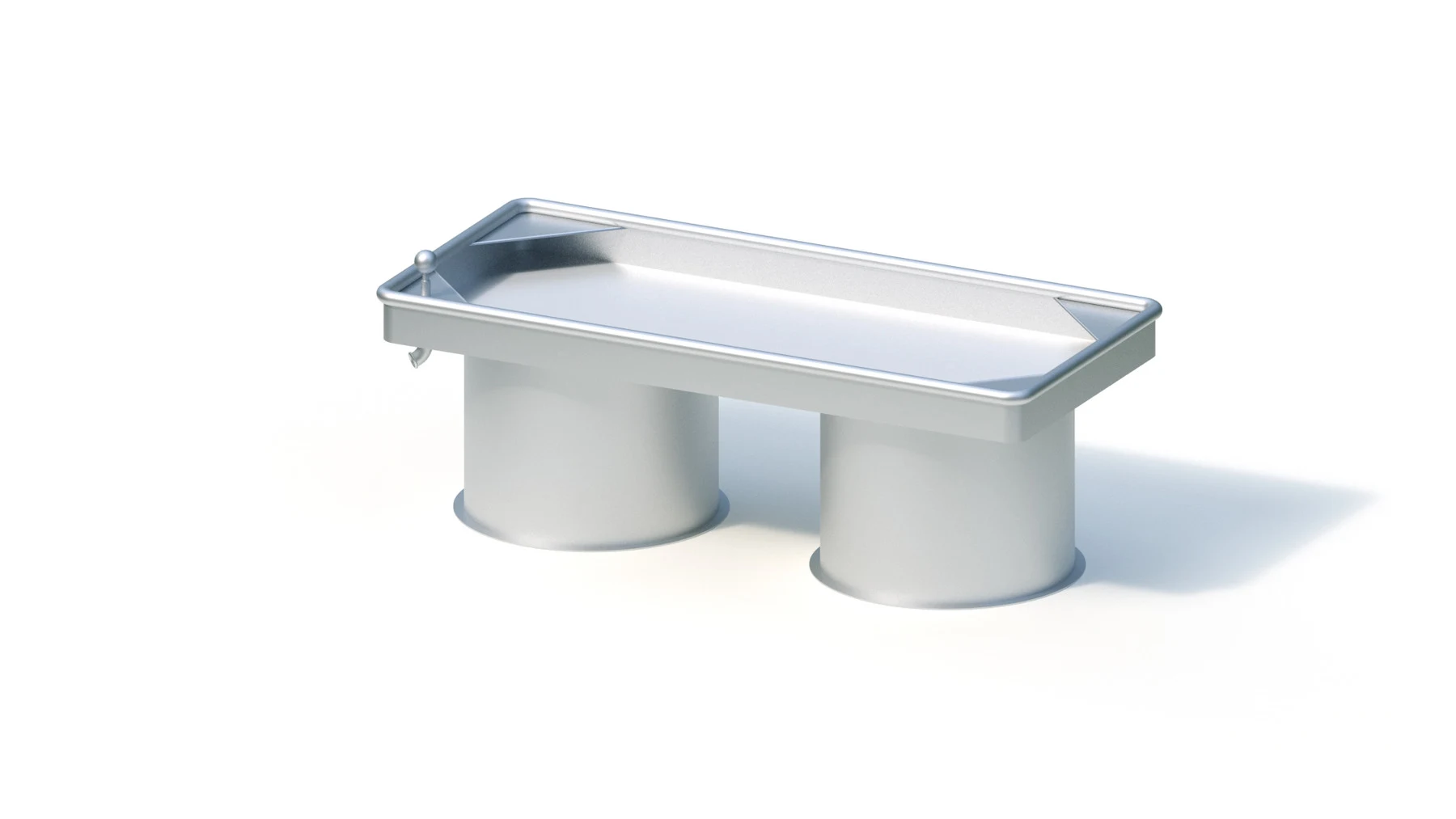 Vattenlekbord Björköby – höjd 0,65 m, 1,84 × 0,84 m