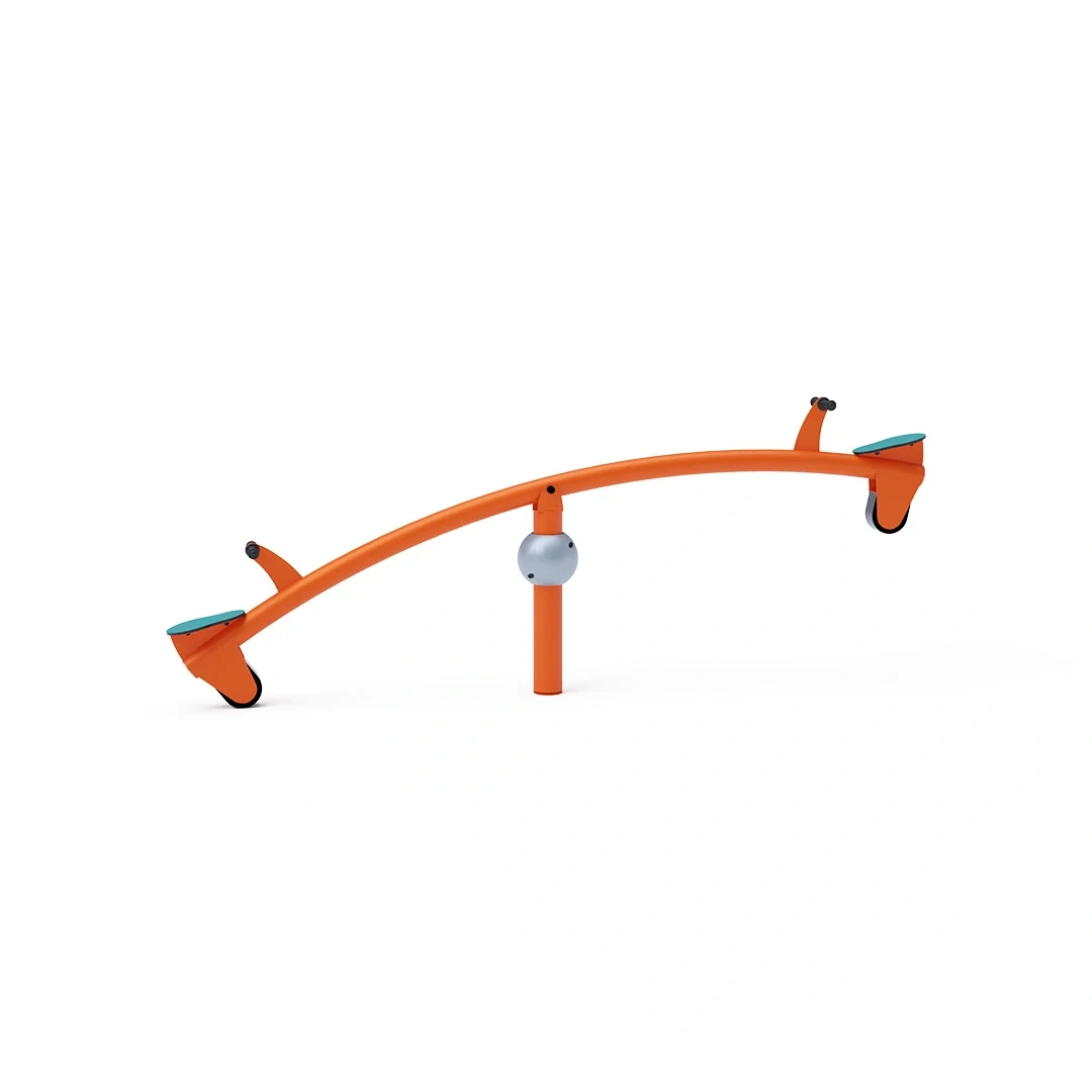 Vippgunga Torestorp – roterande båge – 3,10 m, orange + turkos