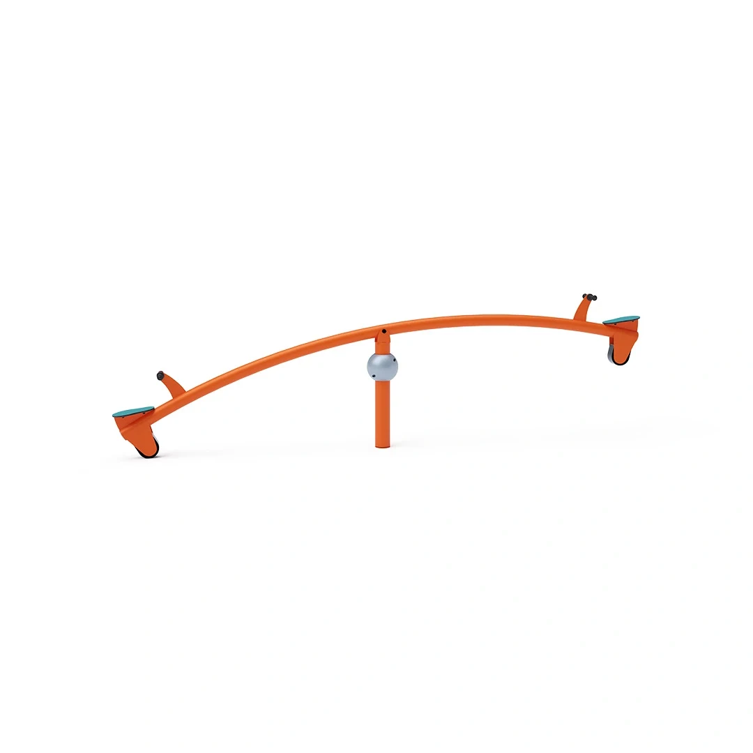 Vippgunga Torestorp – roterande båge – 4,10 m, orange + turkos