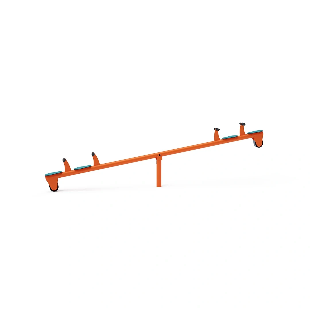 Vippgunga Tofta – 4 personer · 4 m, orange + turkos
