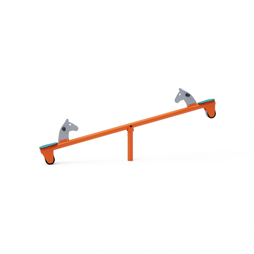 Vippgunga Pålänge – 3 m · häst, orange + turkos