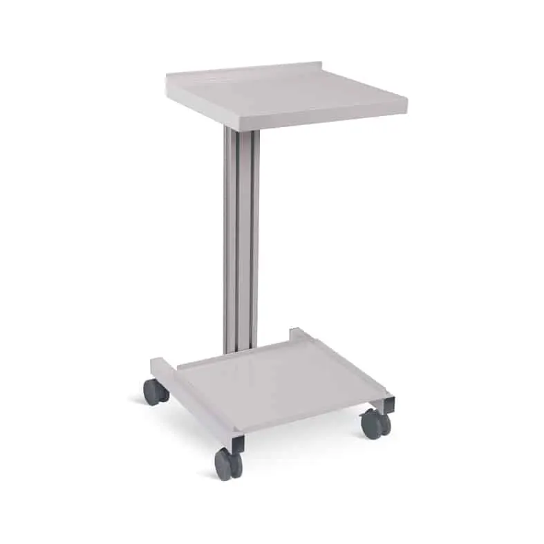 EKG-vagn med 2 hyllor