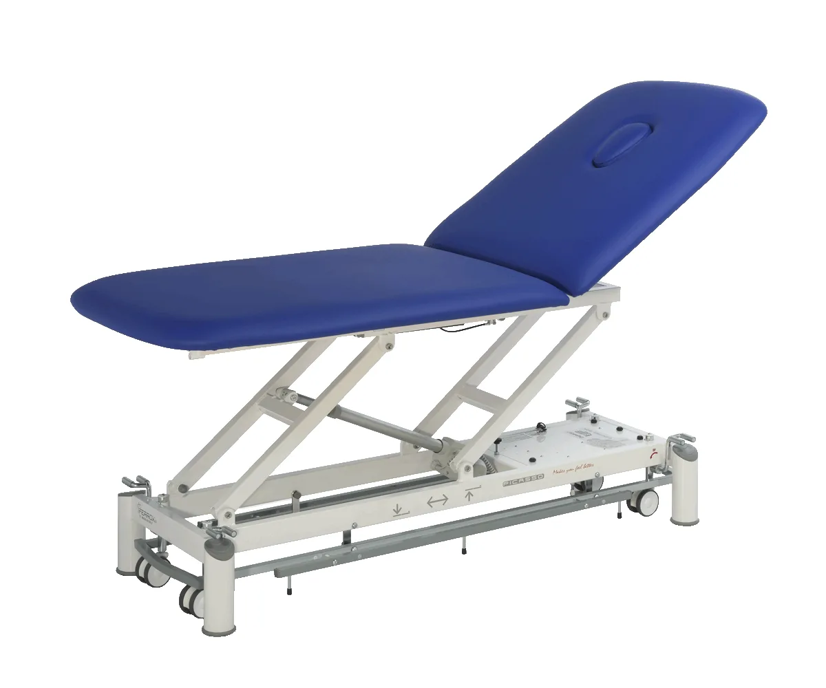 Elektrisk brits med extra lång ryggdel, 64 cm – produktbild