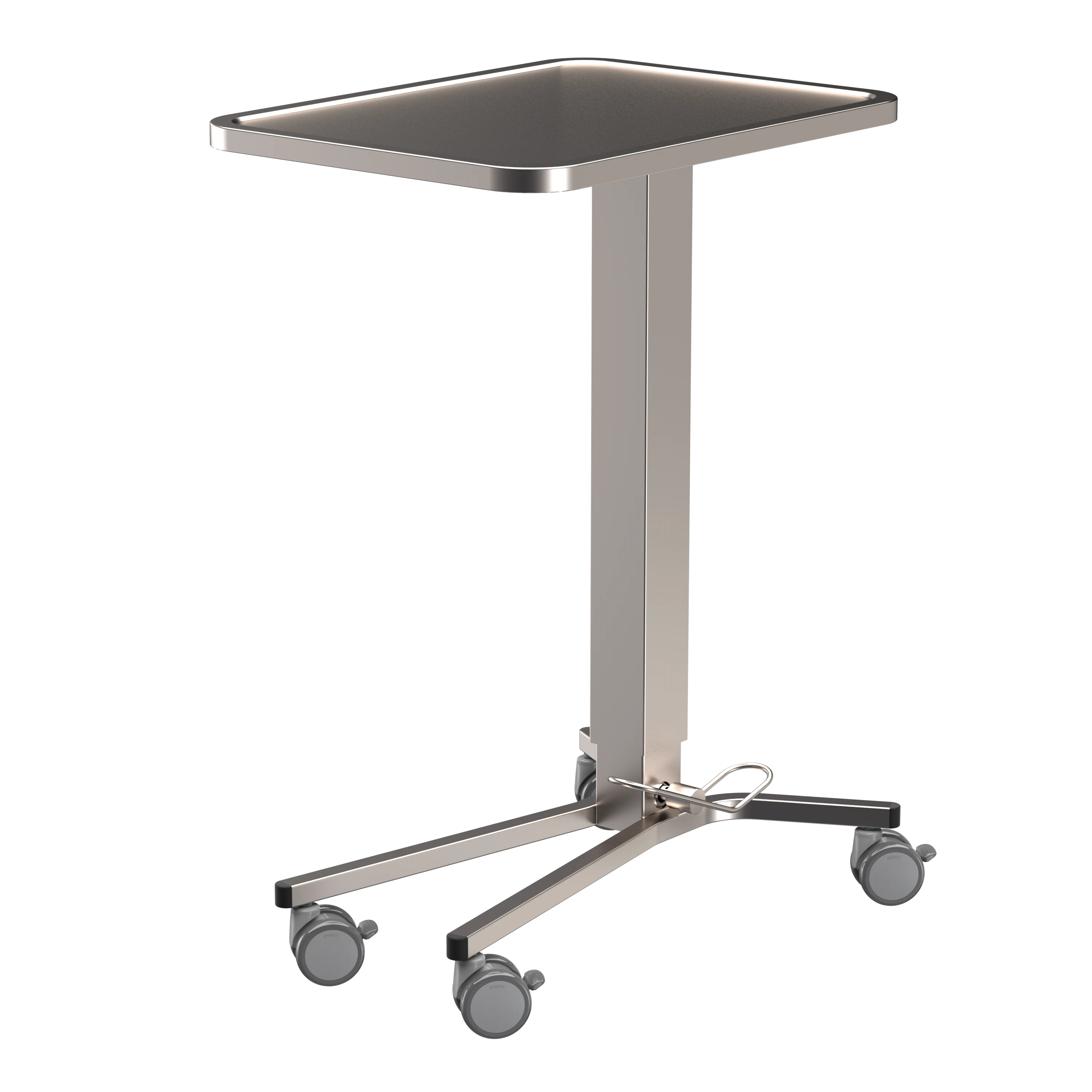 Mayobord med hydraulisk höjdjustering