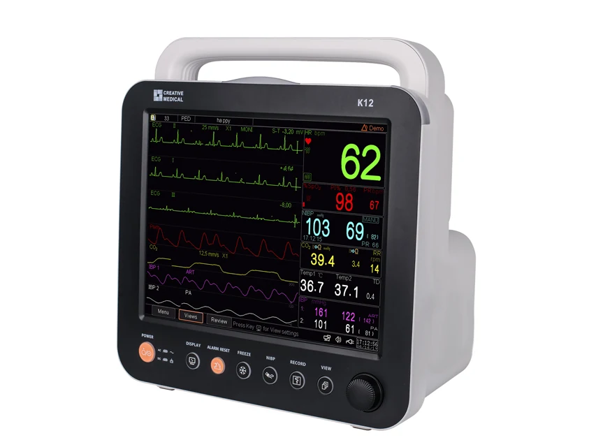 Patientmonitor med pekskärm
