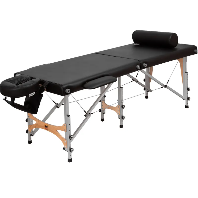 Portabel massagebänk i aluminium – 67 cm – produktbild (exempelutförande)