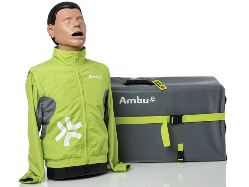 Träningsdocka för luftväg, intubation och HLR