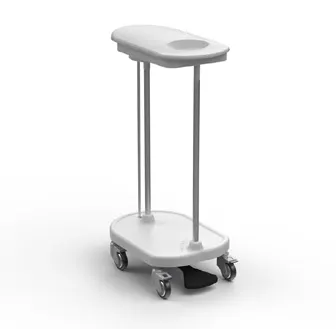 Tvättsäcksställ för 1 säck, pedalmanövrerat