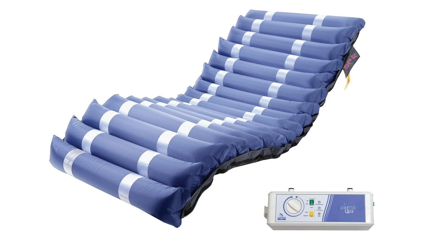 Växeltrycksmadrass med pump, 13 cm – växeltrycksmadrass och tillhörande pump